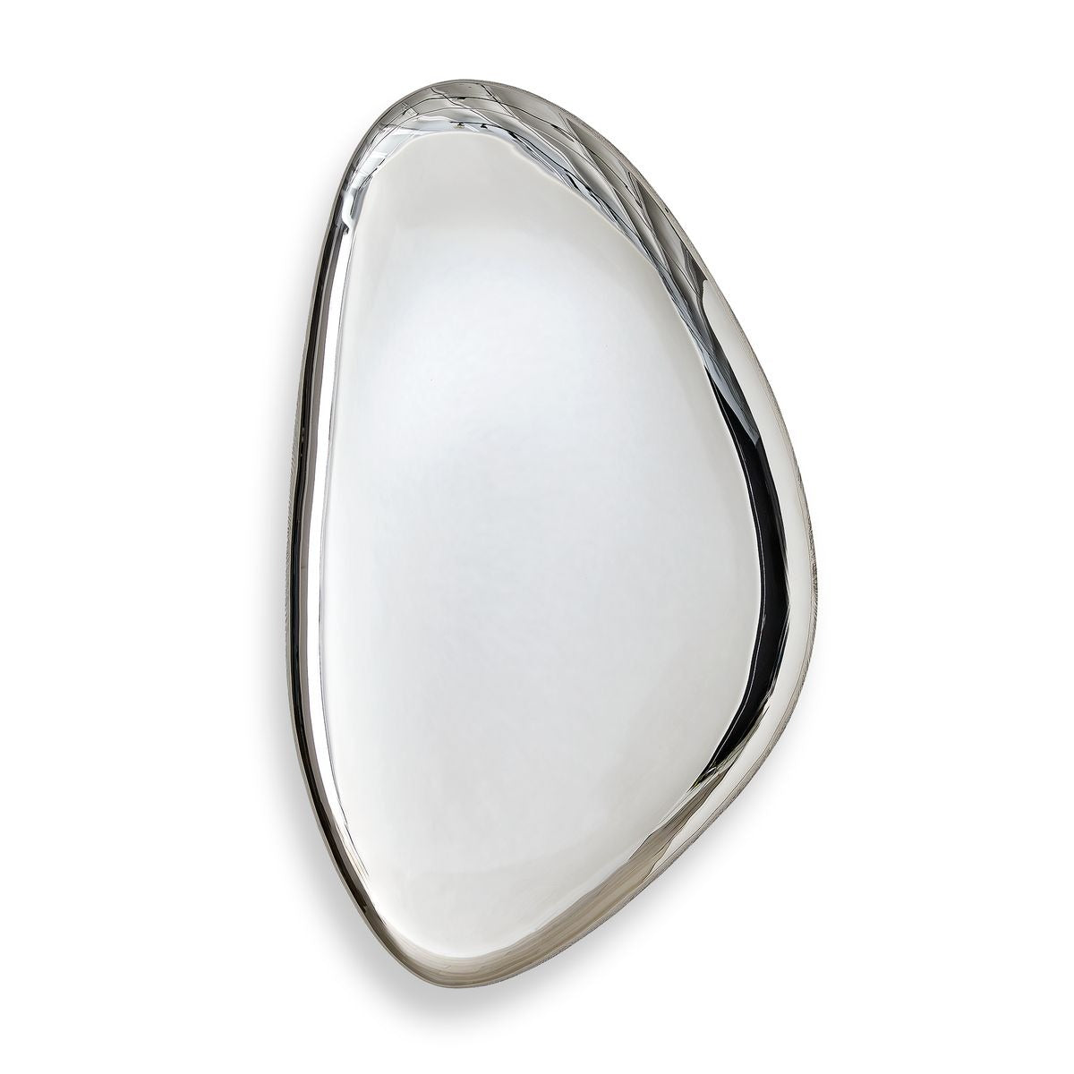 Jelly Bean Wall Sculpture Medium in Silver by Uttermost