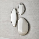 Jelly Bean Wall Sculpture Medium in Silver by Uttermost