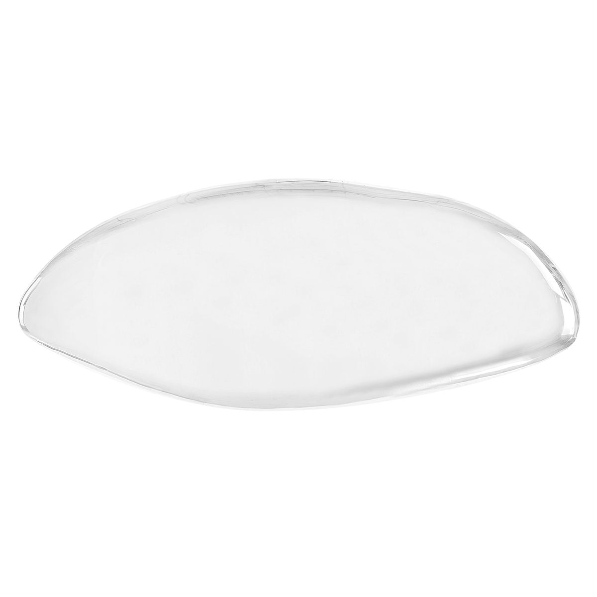 Jelly Bean Wall Sculpture Large in Silver by Uttermost