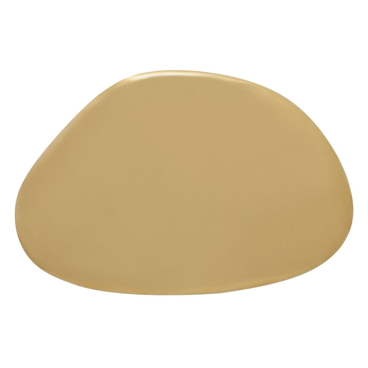 Jelly Bean Wall Sculpture Small in Gold by Uttermost