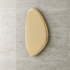 Jelly Bean Wall Sculpture Medium in Gold by Uttermost