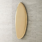 Jelly Bean Wall Sculpture Large in Gold by Uttermost