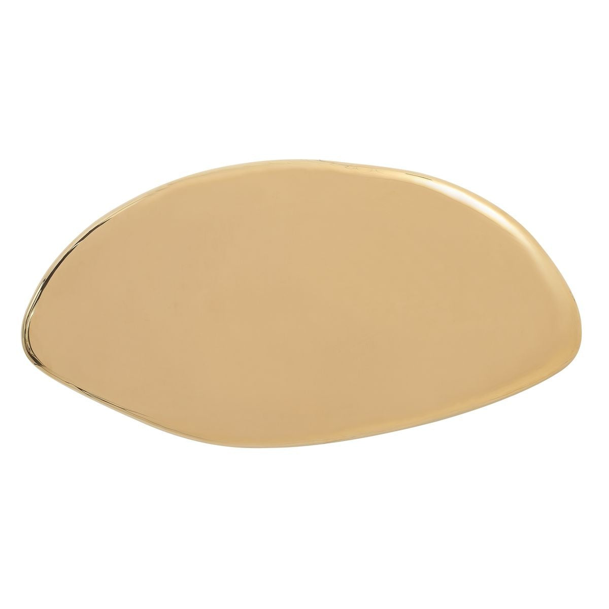 Jelly Bean Wall Sculpture Large in Gold by Uttermost