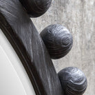 Brianza Round Mirror - Ebony by Uttermost