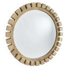 Around The Block Round Mirror in Natural by Uttermost