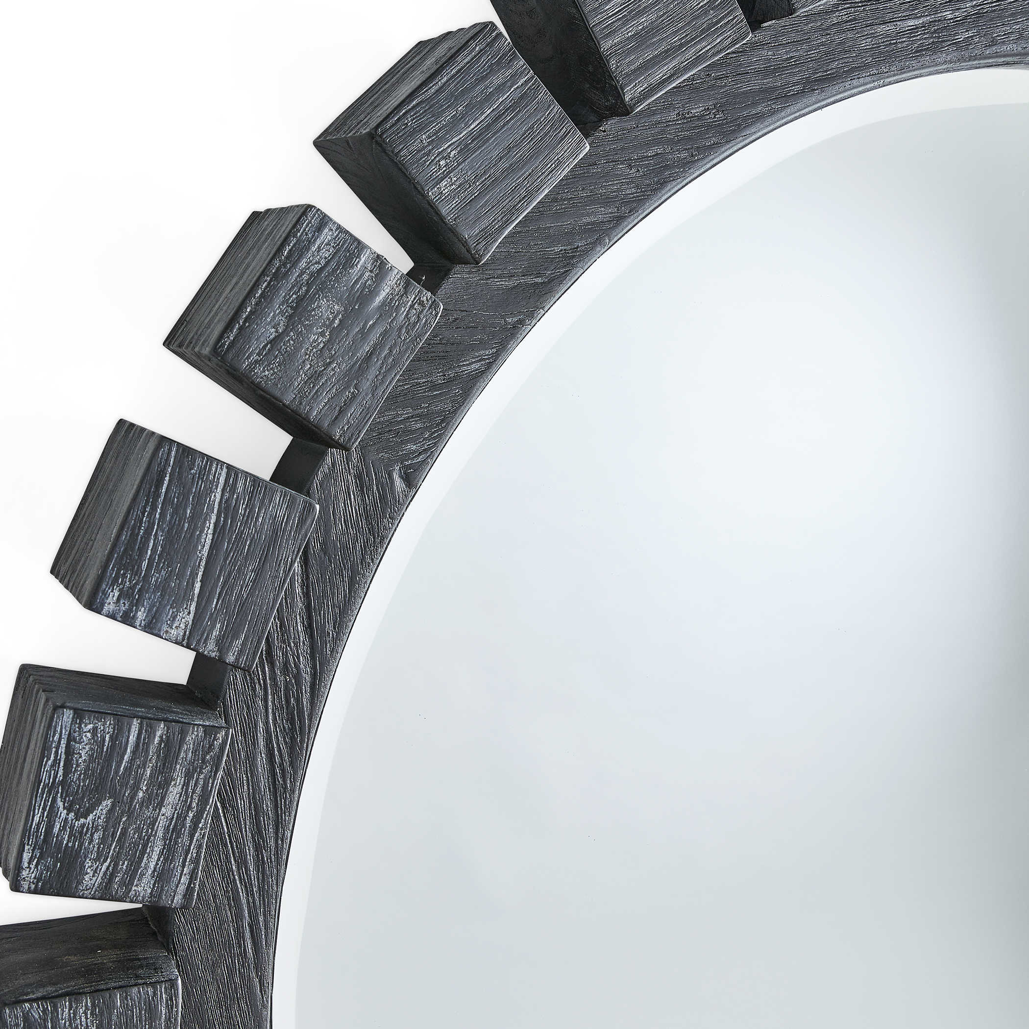 Around The Block Mirror - Ebony by Uttermost
