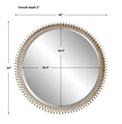 Spool Mirror by Uttermost