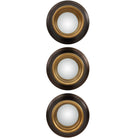 Bullseye Mirrors - Set of 3 by Uttermost