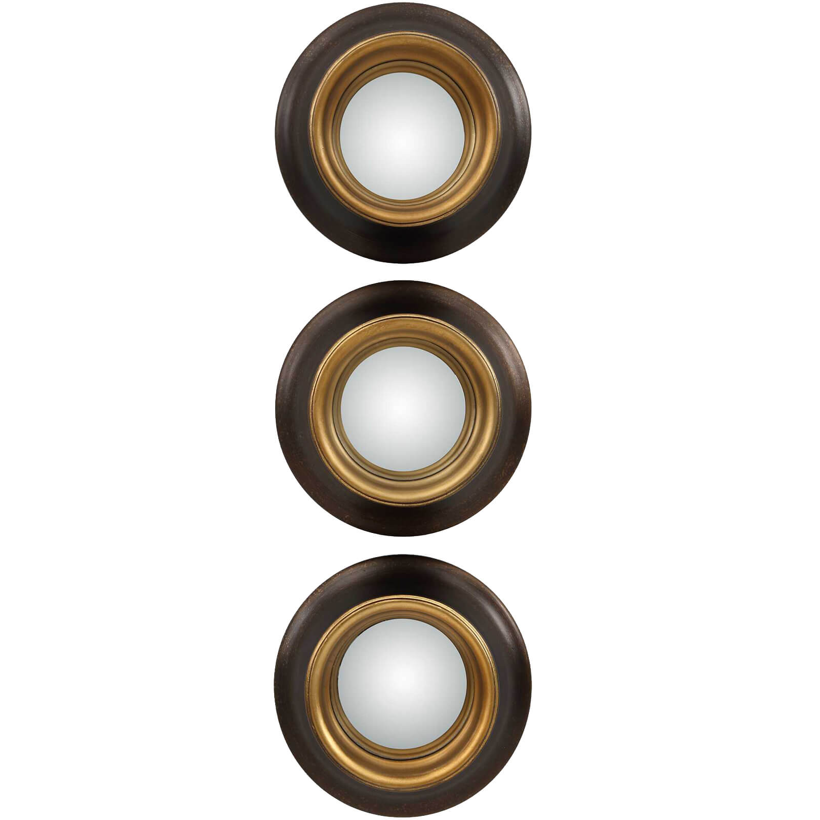 Bullseye Mirrors - Set of 3 by Uttermost