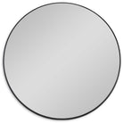 Padria Round Mirror - Black by Uttermost