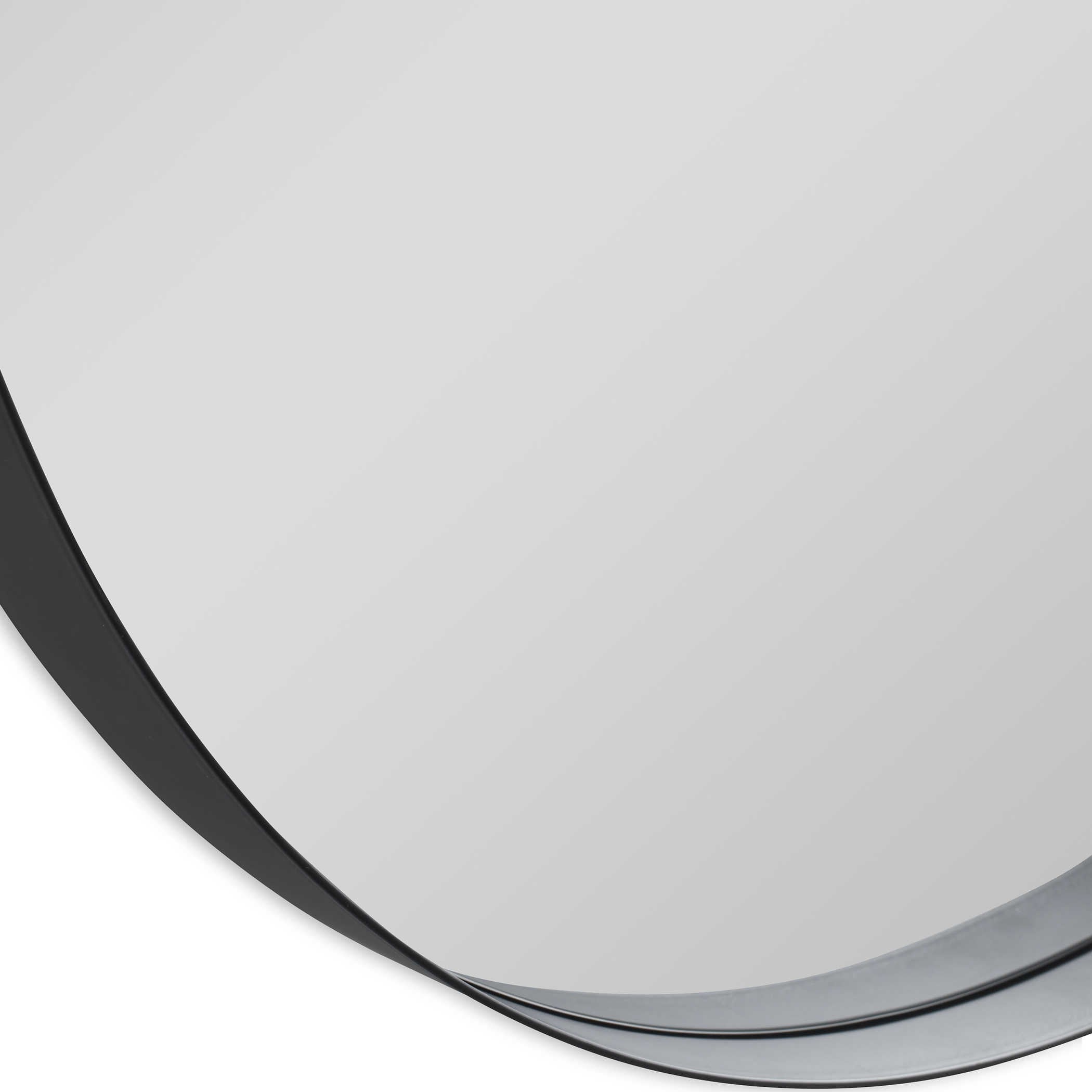 Padria Round Mirror - Black by Uttermost