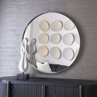 Padria Round Mirror - Nickel by Uttermost