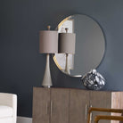 Padria Round Mirror - Nickel by Uttermost
