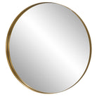 Padria Round Mirror - Brass - Large by Uttermost