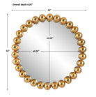 Necklace Mirror - Gold by Uttermost