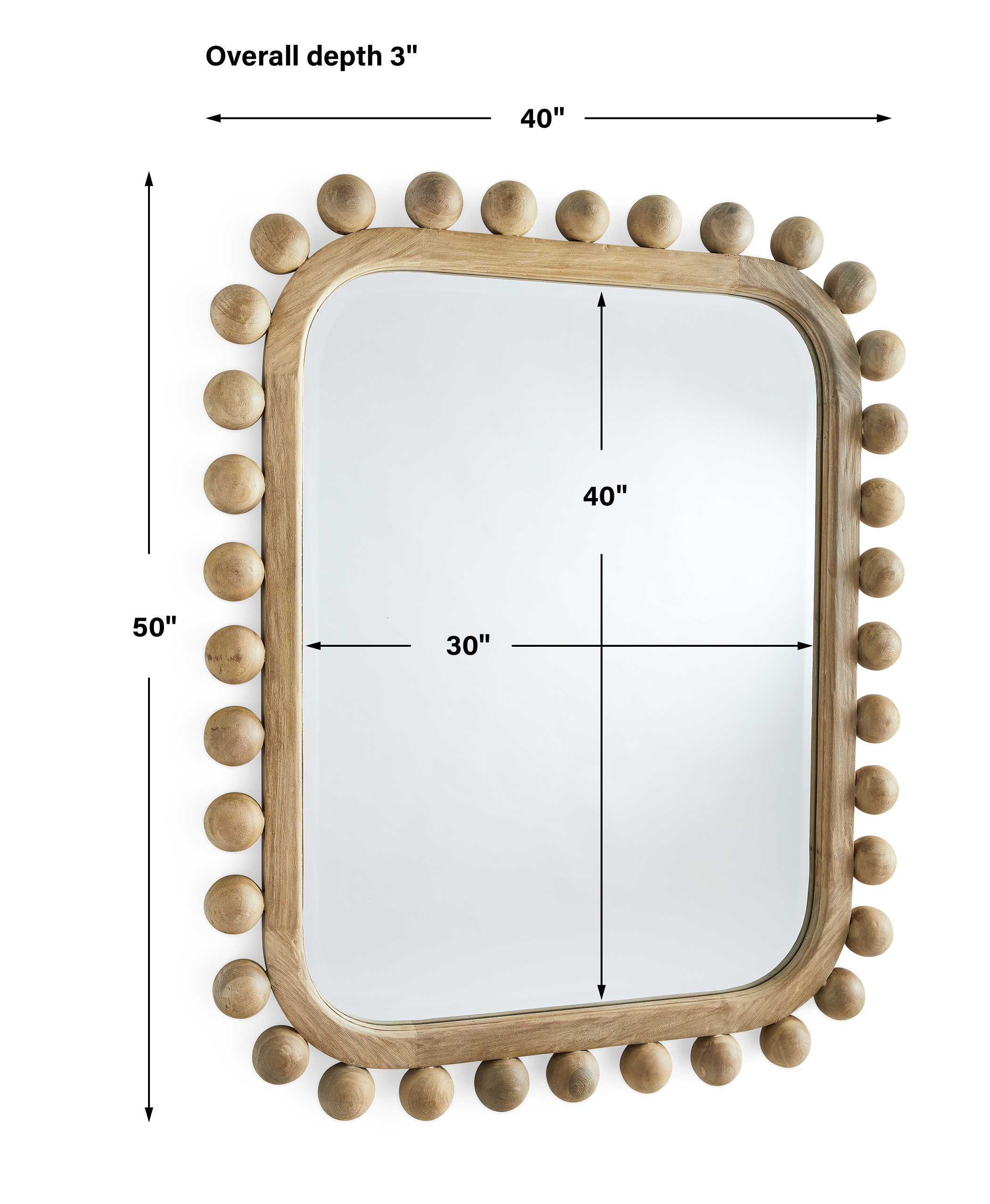 Brianza Mirror - Natural by Uttermost