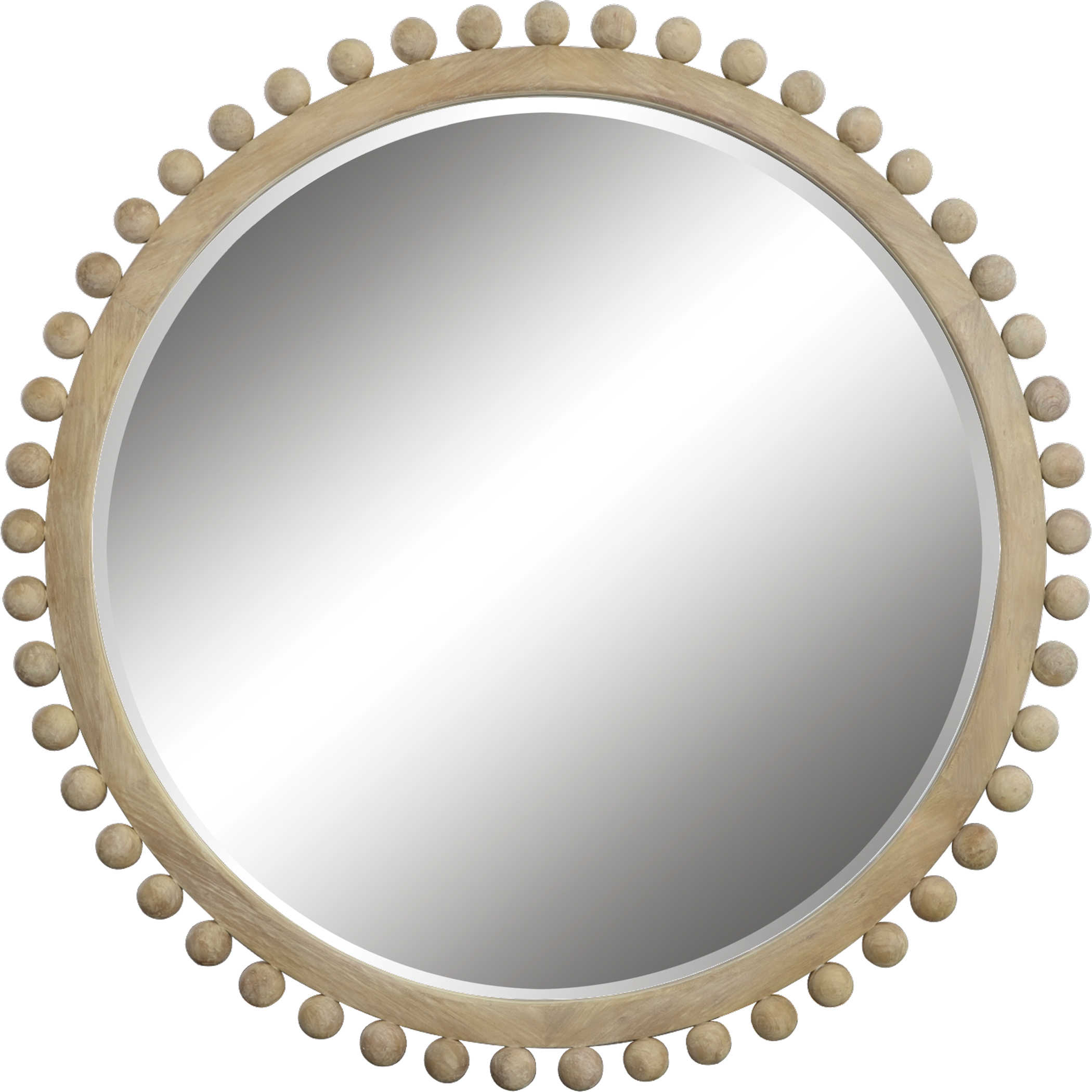 Brianza Round Mirror - Natural - Large by Uttermost