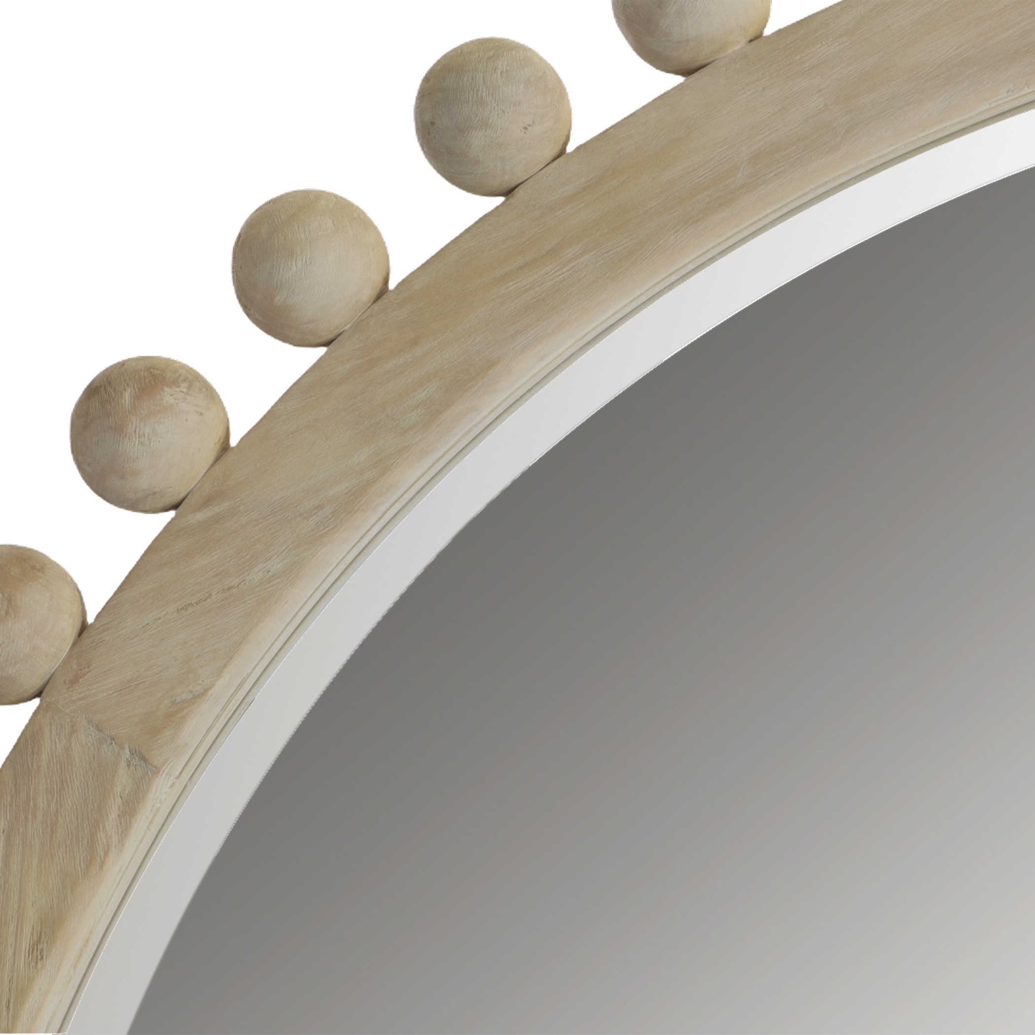 Brianza Round Mirror - Natural - Large by Uttermost