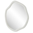 Amorphic Mirror in Ivory Stone - Large by Uttermost