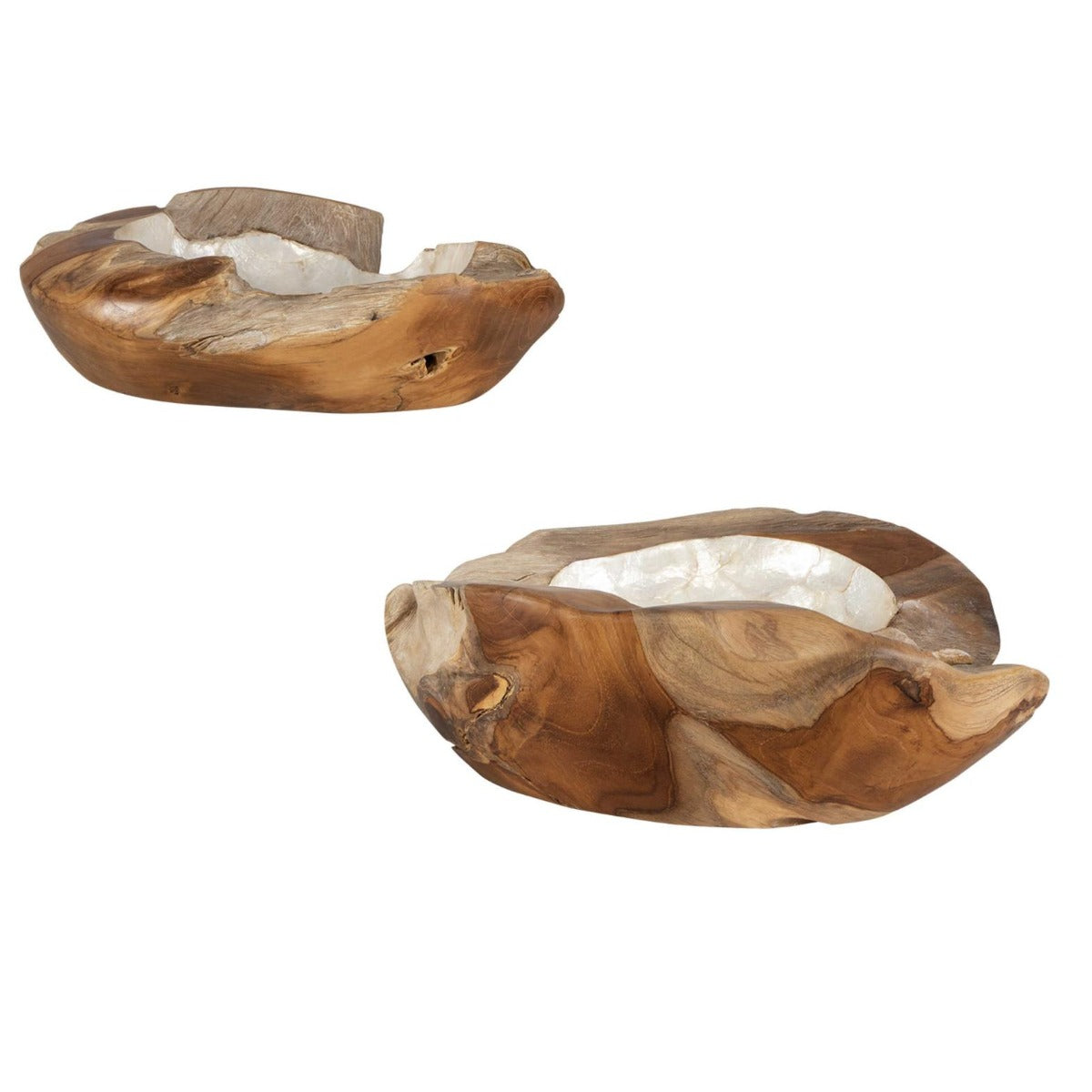 Pearl Basin, Wooden Bowls Set of 2 by Uttermost