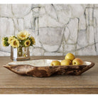 Pearl Forest Bowl in White Capiz by Uttermost