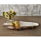 Pearl Forest Bowl in White Capiz by Uttermost