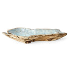 Pearl Forest Bowl in Blue Capiz by Uttermost