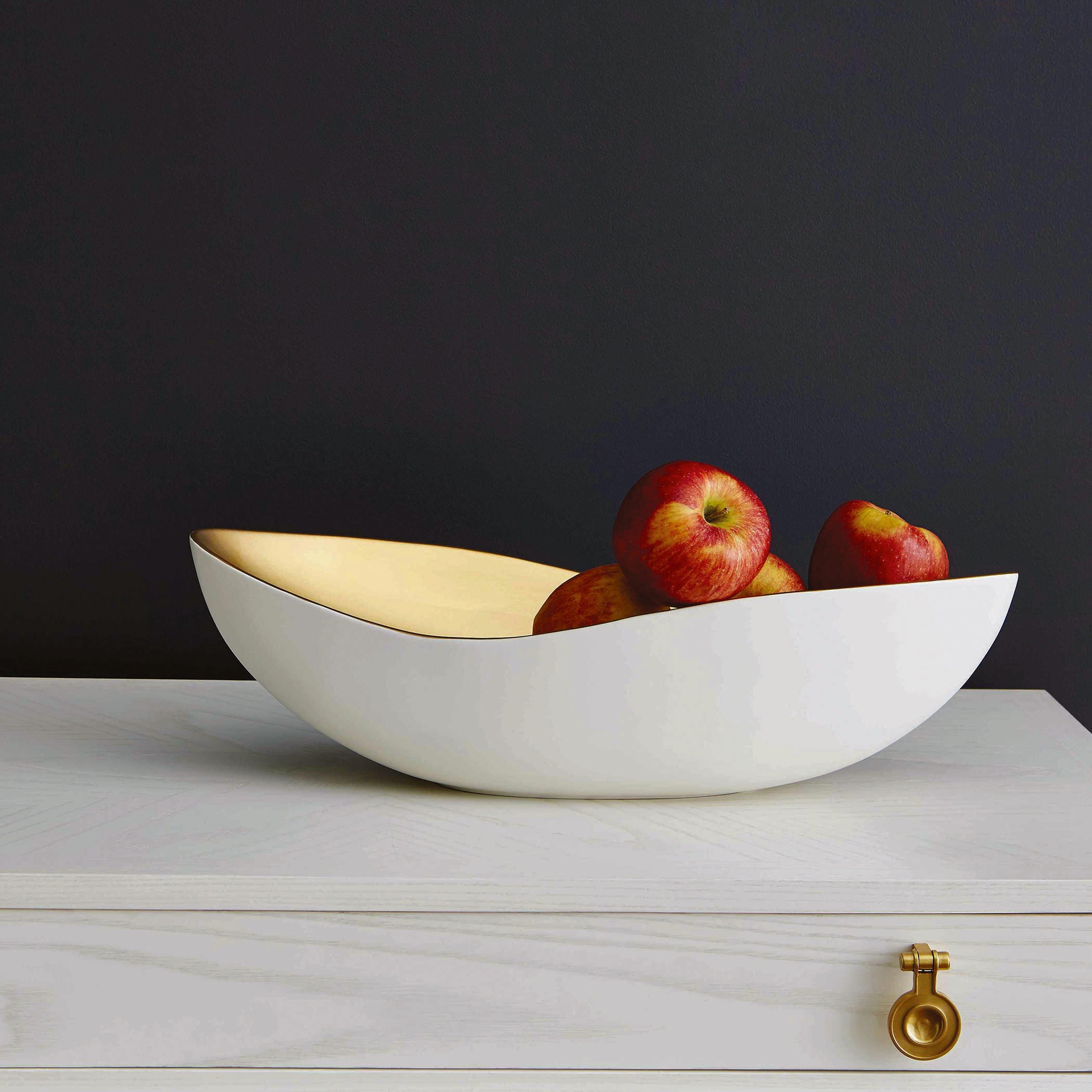 Canoe Bowl - Matte White by Uttermost