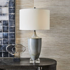 Minion Modern Sculpture in Clear Crystal Glass by Uttermost