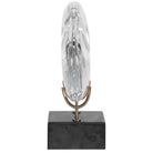 Minion Modern Sculpture in Clear Crystal Glass by Uttermost