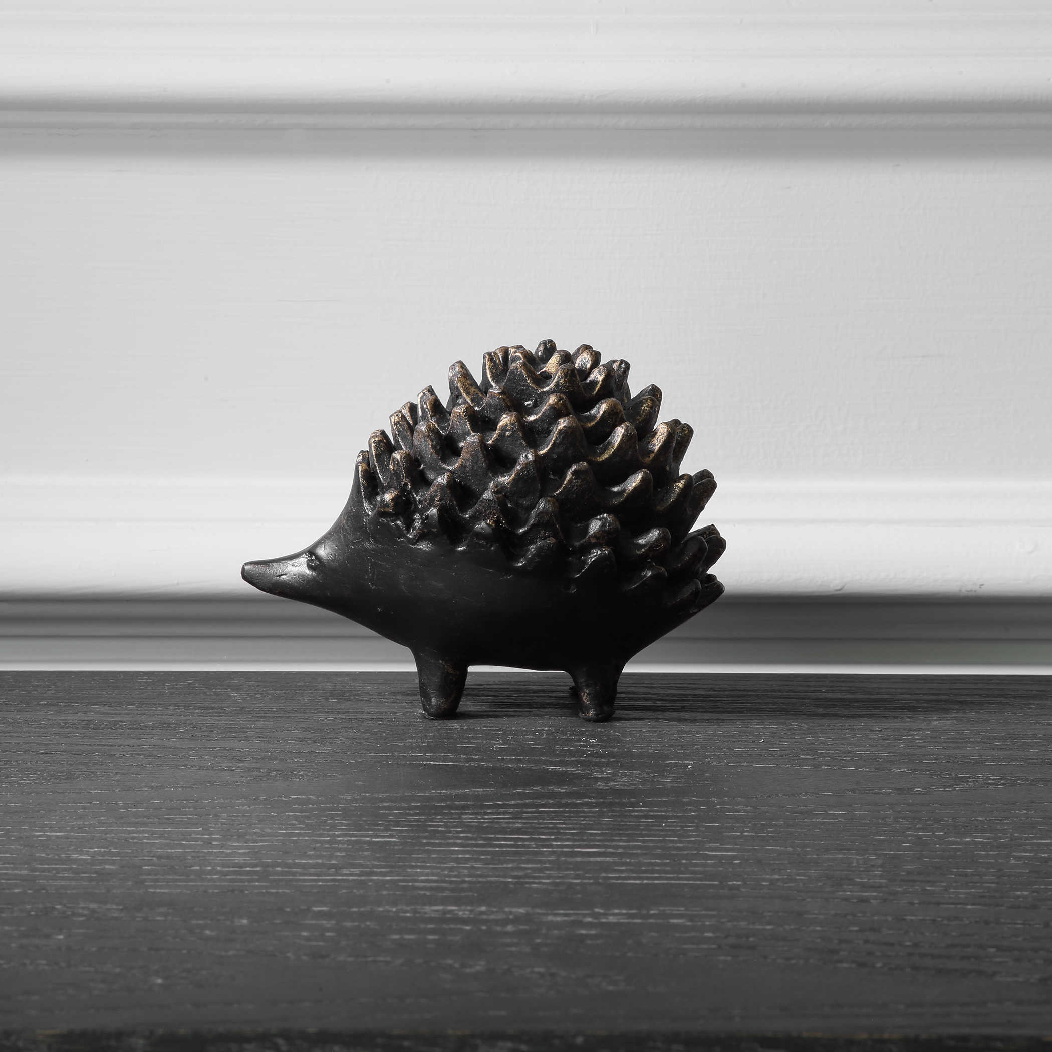 Hedging Your Bet Hedgehog Sculpture in Bronze by Uttermost