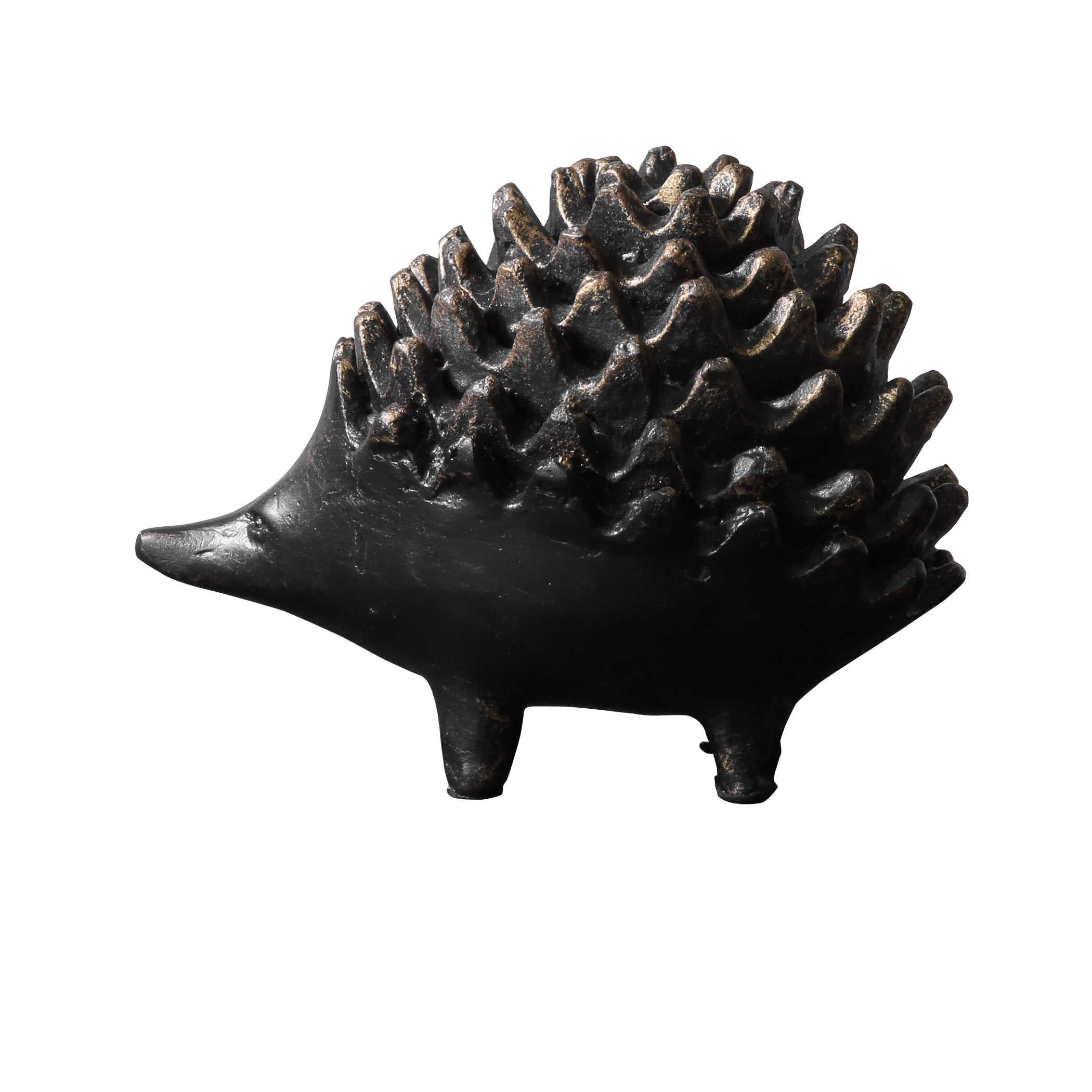 Hedging Your Bet Hedgehog Sculpture in Bronze by Uttermost
