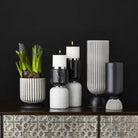 Channeled Vases - Set of 2 by Uttermost