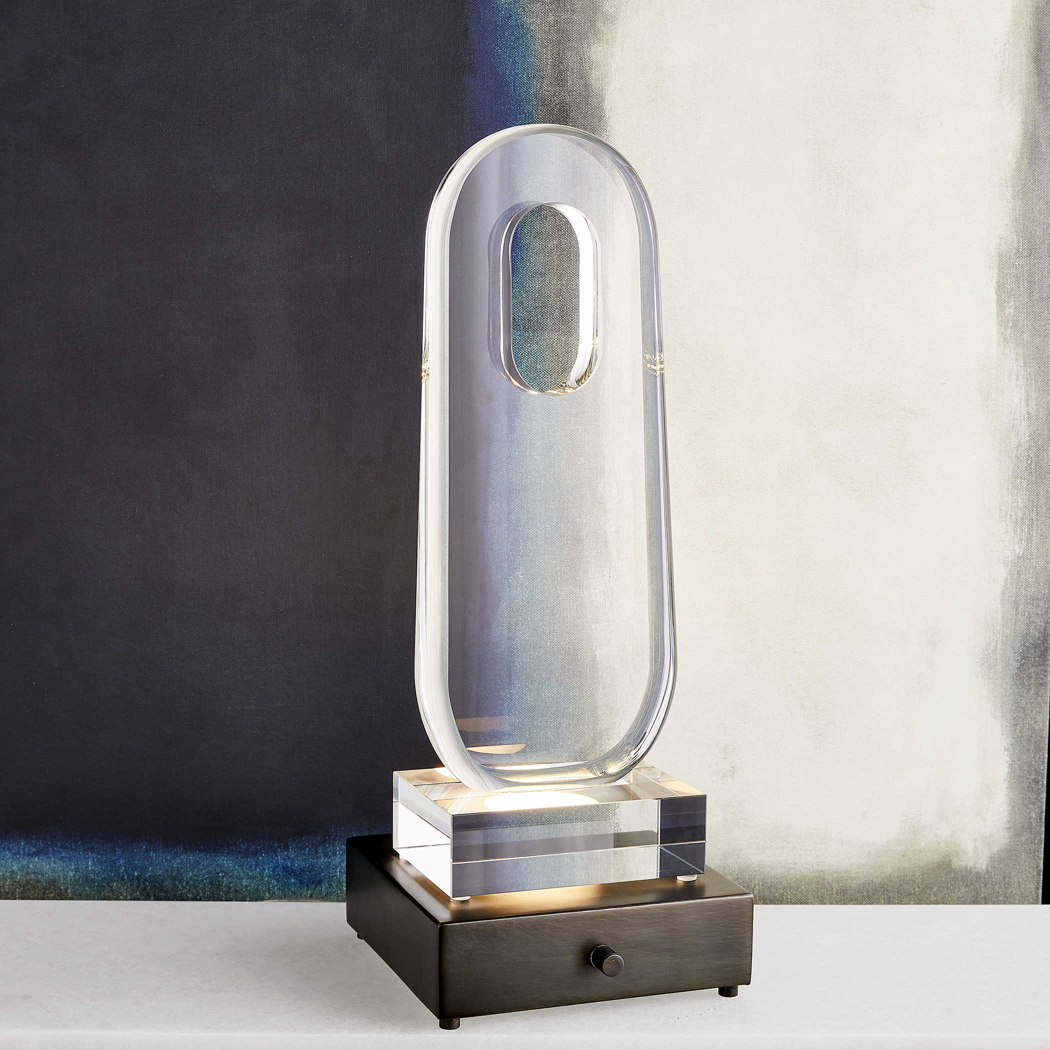 Minion Sculpture - Crystal Tall by Uttermost