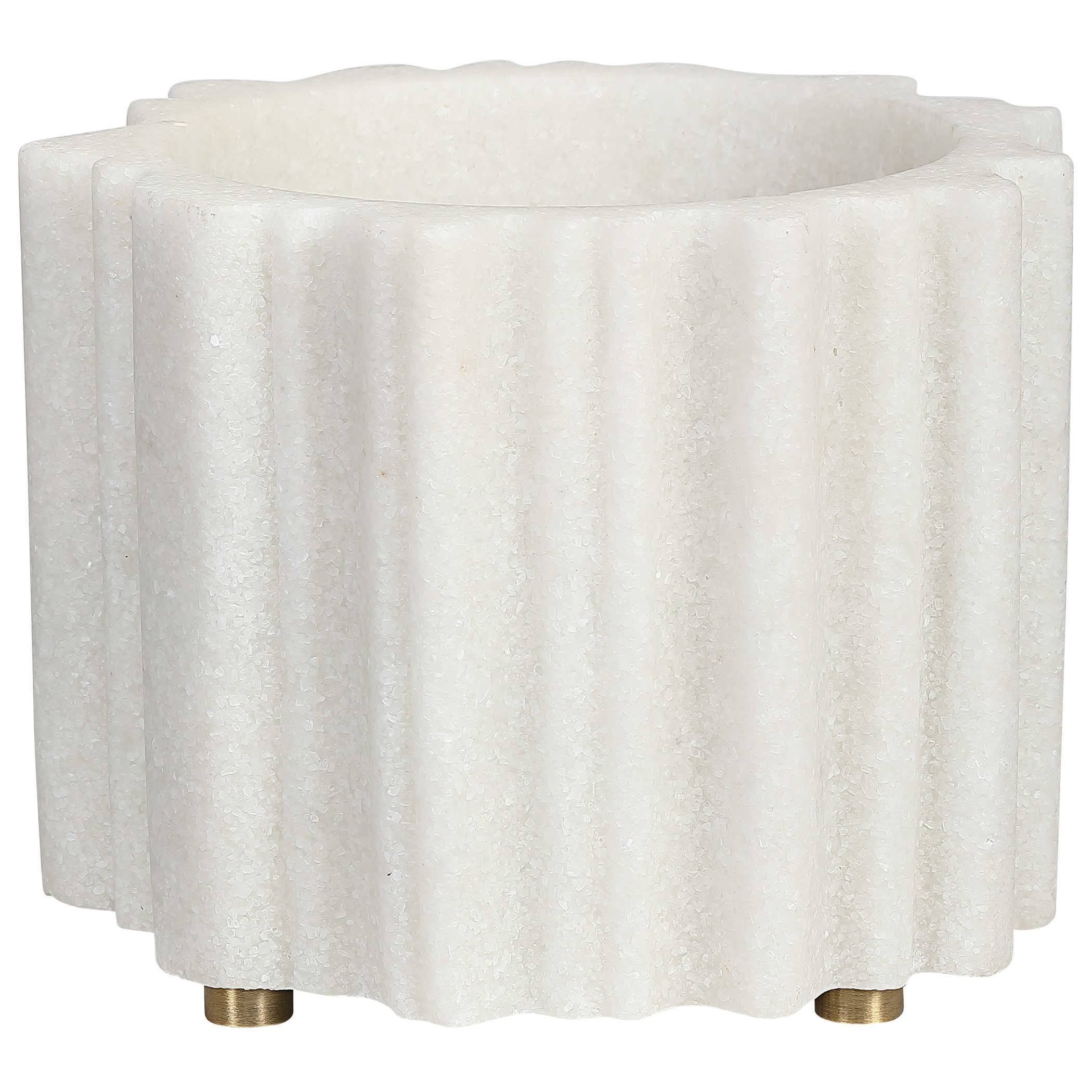 Ripple Planter - Round by Uttermost