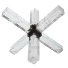 Double Cross Sculpture - Faux Quartz Crystal by Uttermost