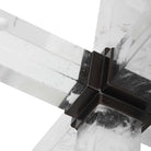 Double Cross Sculpture - Faux Quartz Crystal by Uttermost