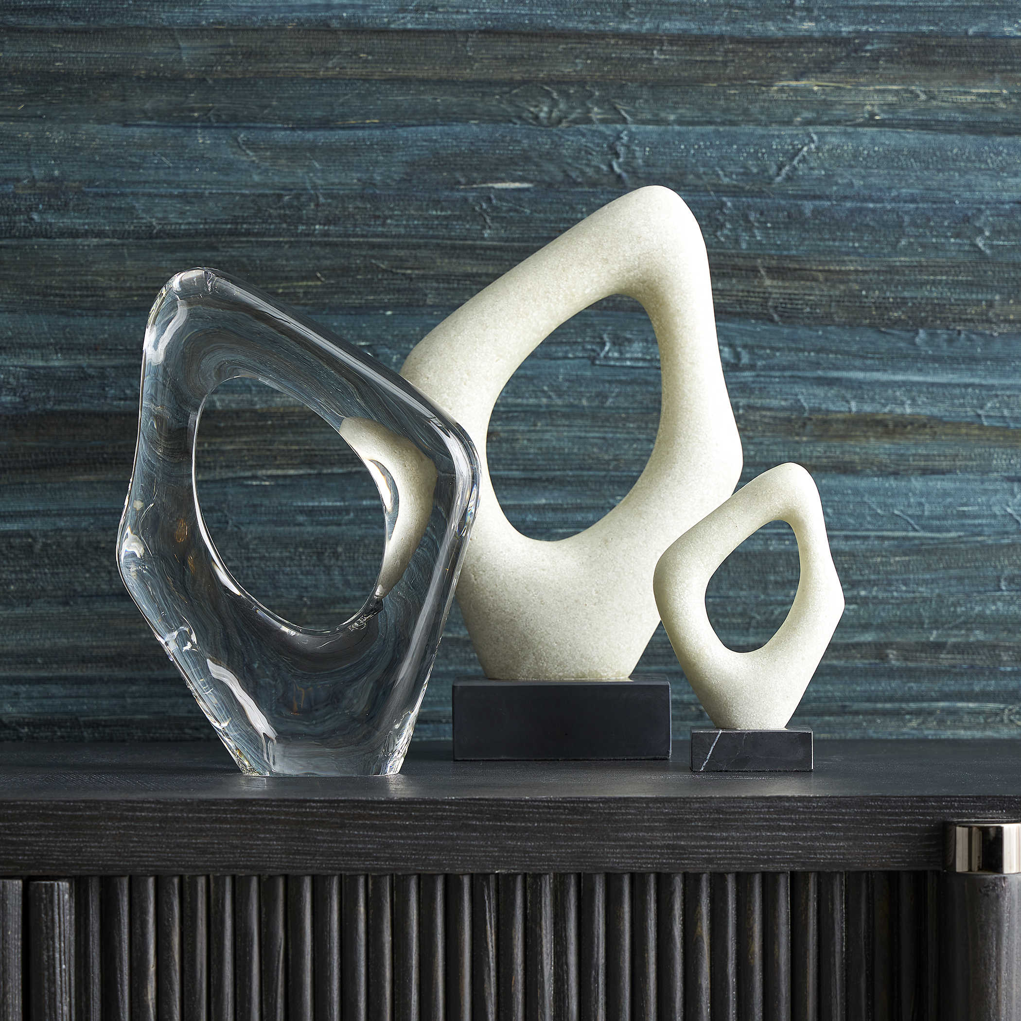Stone Cavern Sculptures - Set of 2 by Uttermost