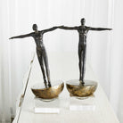 Man Finding Balance Sculpture by Uttermost