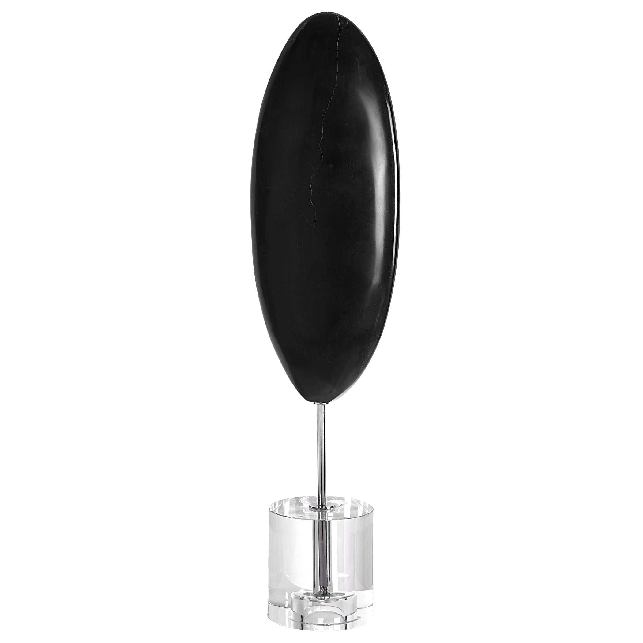 Ellipse Sculpture - Black by Uttermost