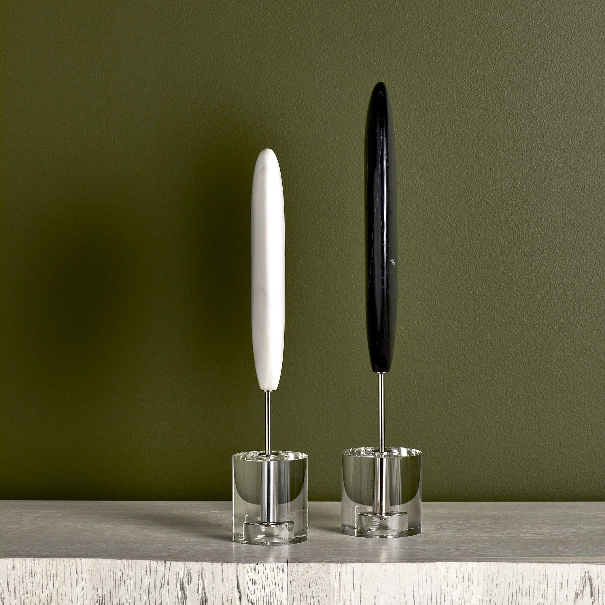 Ellipse Sculpture - Black by Uttermost