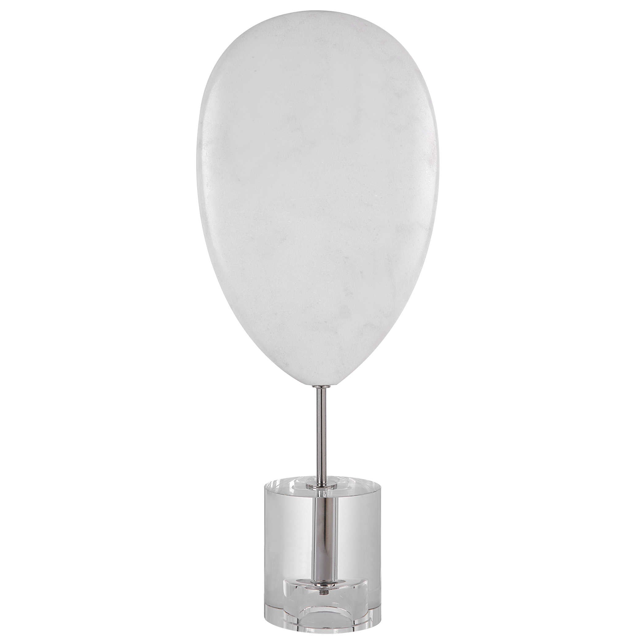 Ellipse Sculpture - White by Uttermost