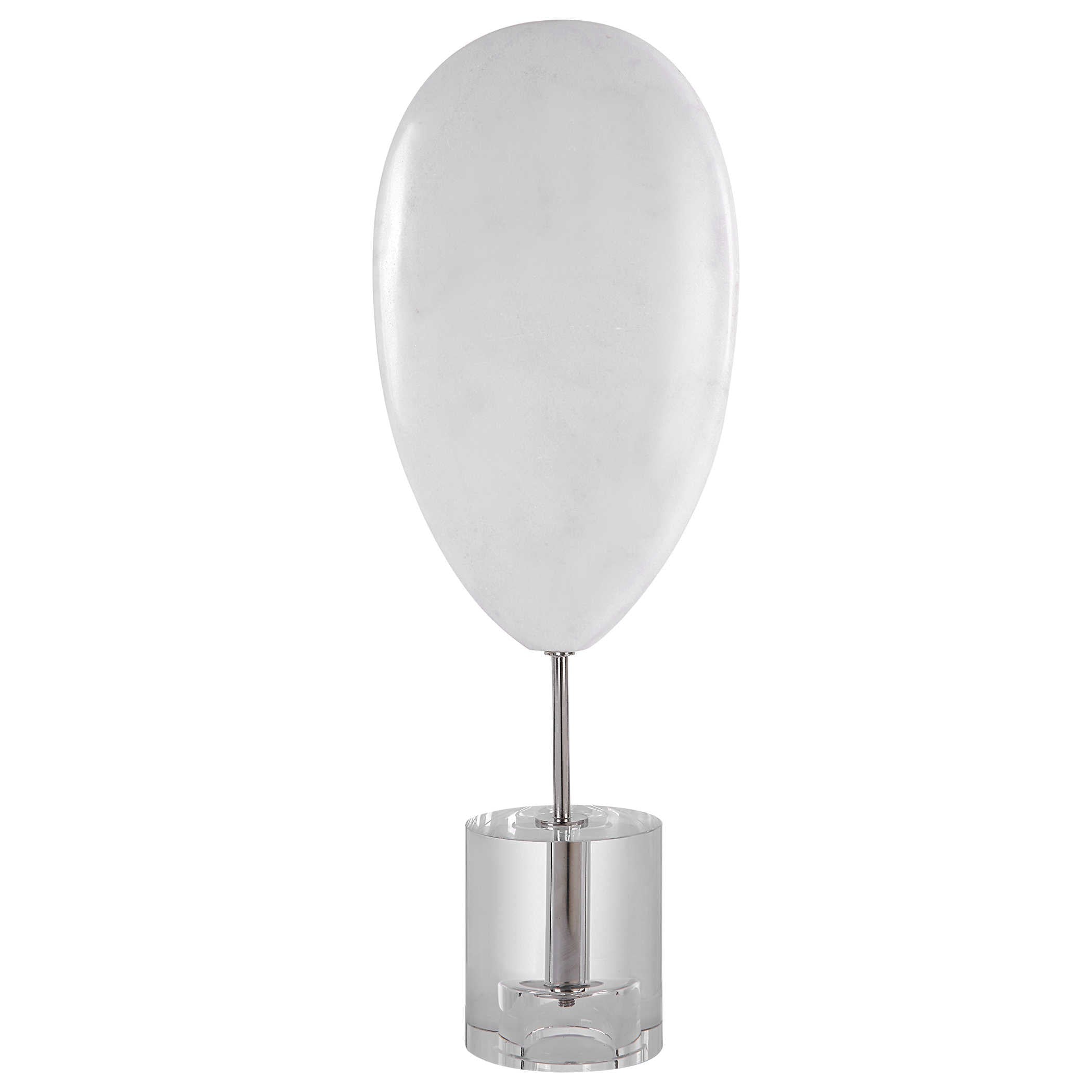 Ellipse Sculpture - White by Uttermost