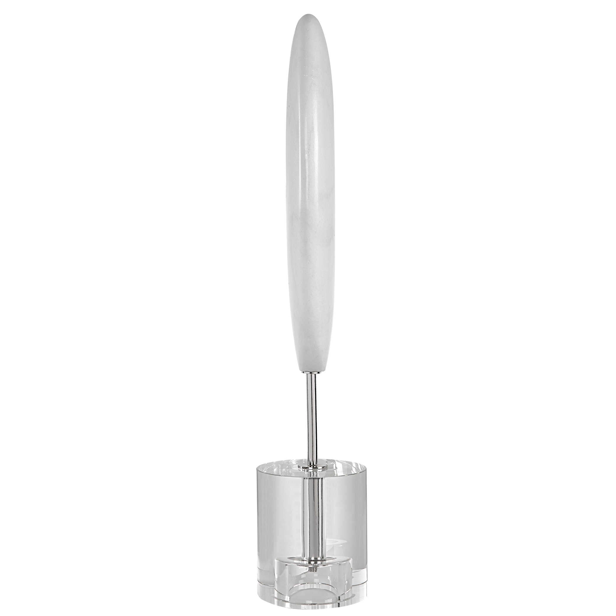 Ellipse Sculpture - White by Uttermost