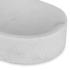 Big Pill Bowl/Tray - White Marble by Uttermost