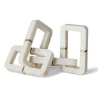 Connection Sculpture - White Marble by Uttermost