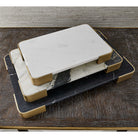 Elevated Tray/Plateau - Black Marble Large by Uttermost