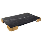 Elevated Tray/Plateau - Black Marble Large by Uttermost