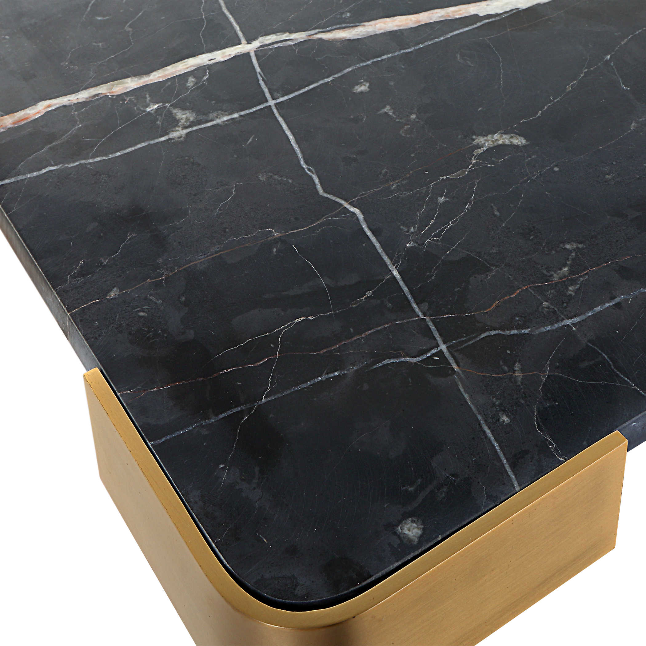 Elevated Tray/Plateau - Black Marble Large by Uttermost