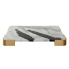 Elevated Tray/Plateau - Panda Marble Medium by Uttermost
